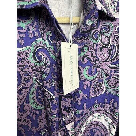 Julia Amory Betty Dress in Beach Paisley NWT Sz. L - Picture 7 of 11